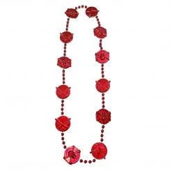 SBDOZEN 40" Skull And Sword Medallion Mardi Gras Beads (Dozen) 15 SBDOZEN 40