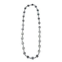 SBDOZEN Beads 36" Chopper Bead Necklace - Metallic Silver (Dozen)