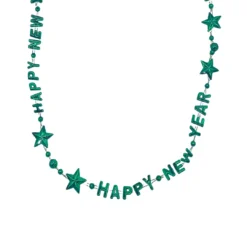 SBDOZEN Beads 36" Happy New Year Bead Necklace - 6 Assorted Colors (Dozen) 9 SBDOZEN Beads 36
