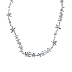 SBDOZEN Beads 36" Happy New Year Bead Necklace - 6 Assorted Colors (Dozen) 12 SBDOZEN Beads 36