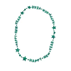 SBDOZEN Beads 36" Happy New Year Bead Necklace - 6 Assorted Colors (Dozen) 14 SBDOZEN Beads 36