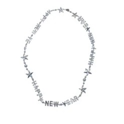 SBDOZEN Beads 36" Happy New Year Bead Necklace - 6 Assorted Colors (Dozen) 17 SBDOZEN Beads 36