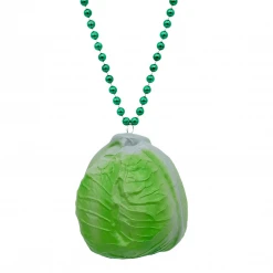 SBDOZEN 36" 8mm Metallic Green With Cabbage (Dozen)