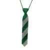 SBDOZEN Green And Silver Beaded Tie (Dozen)