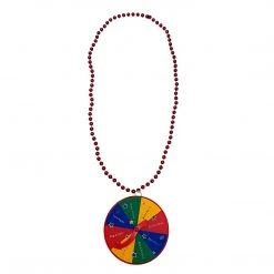 SBDOZEN Beads 33" 7mm Red Spinner Party Bead (Dozen)