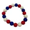 Sale Red, White And Blue Bead Bracelet (Dozen) Beads 1 Sale Red, White And Blue Bead Bracelet (Dozen) Beads