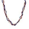Sale Beads 42" 6mm Red, Blue And Pearl White Braided Bead (Dozen)