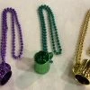 SBDOZEN Purple, Green And Gold Assorted Beer Mug Necklace (Dozen) Beads