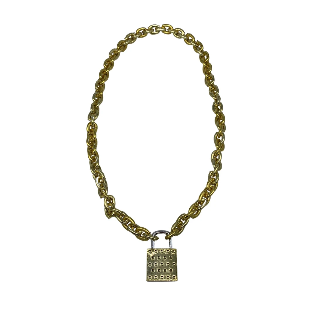 SB21250 36" Chain Link With Lock (Each) Beads SB21250 36" Chain Link With Lock (Each) Beads