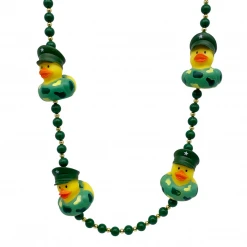 SB29750 42" Military Rubber Duck Mardi Gras Beads (Each)