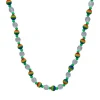 SB25000 40" 12MM Rainbow & Facet Beads Necklace (Each) 2 SB25000 40" 12MM Rainbow & Facet Beads Necklace (Each)