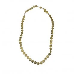 SB2083 33" Doubloon Necklace Mardi Gras Beads (Each) 15 SB2083 33