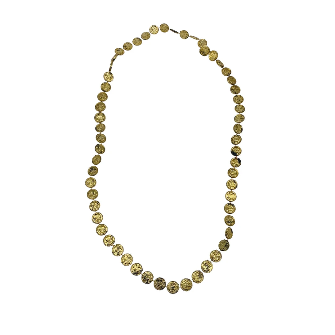 SB2083 33" Doubloon Necklace Mardi Gras Beads (Each) 7 SB2083 33" Doubloon Necklace Mardi Gras Beads (Each)