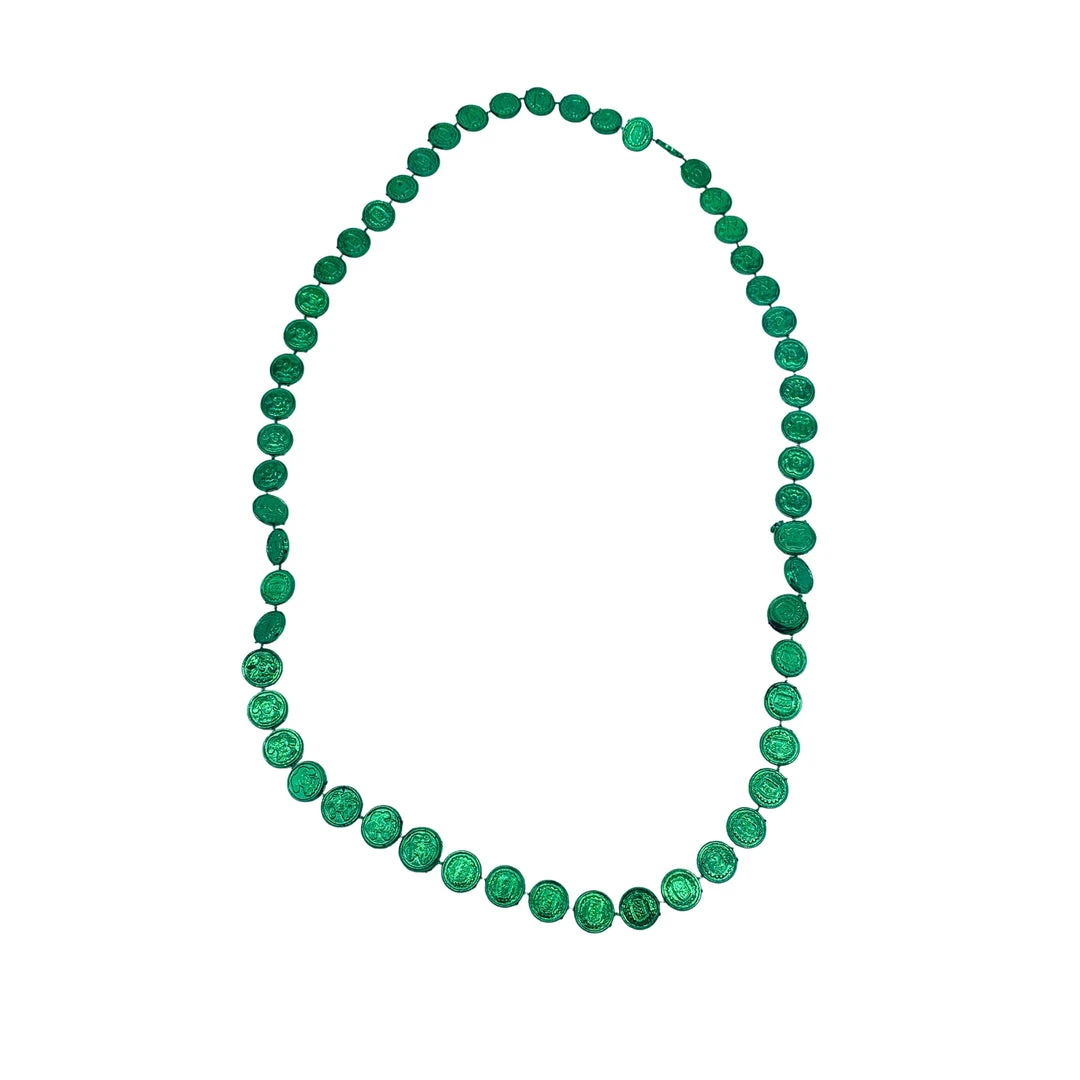 SB2083 33" Doubloon Necklace Mardi Gras Beads (Each) 8 SB2083 33" Doubloon Necklace Mardi Gras Beads (Each)