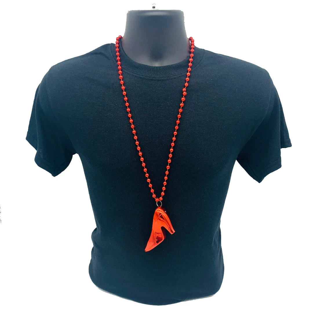 SB8291 33" 7.5mm Shoe Mardi Gras Beads - 6 Colors (Each) 25 SB8291 33" 7.5mm Shoe Mardi Gras Beads - 6 Colors (Each)