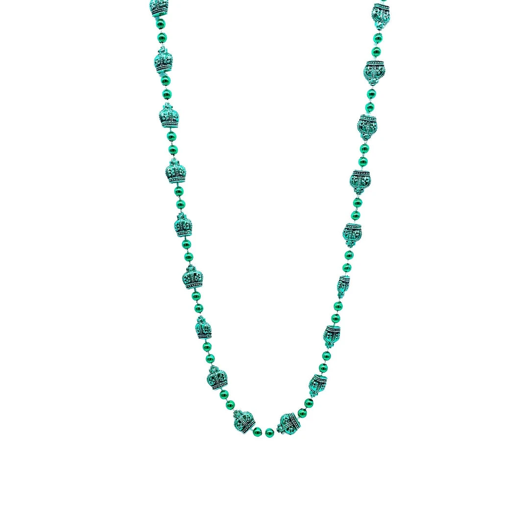 SB4125 38" Metallic Crown Mardi Gras Beads (Each) SB4125 38" Metallic Crown Mardi Gras Beads (Each)