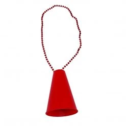 Sale 33" 7.5mm Necklace With Red Megaphone (Each)