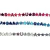 Sale Beads 36" USA Bead Necklace - Red, Blue And Silver (Each) 1 Sale Beads 36" USA Bead Necklace - Red, Blue And Silver (Each)