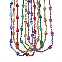 Sale 36" Guitar Bead Necklace - 6 Assorted Colors (Each) Beads