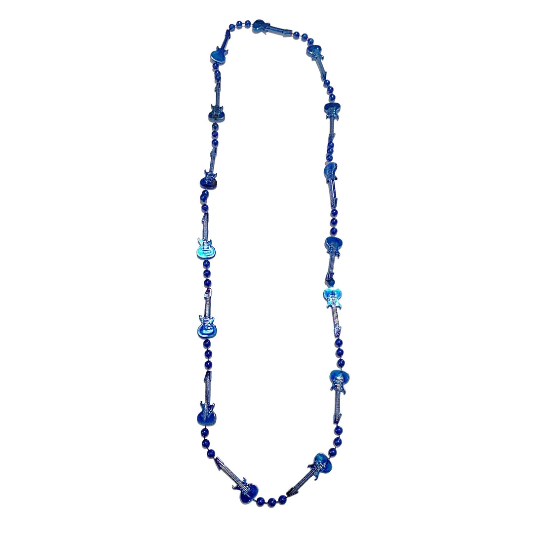 Sale 36" Guitar Bead Necklace - 6 Assorted Colors (Each) Beads 5 Sale 36" Guitar Bead Necklace - 6 Assorted Colors (Each) Beads