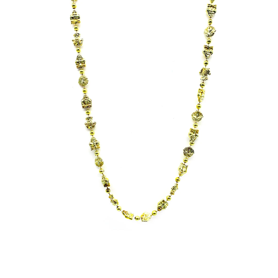 SBDOZEN Beads 36" Mardi Gras Style Bead Necklace - Purple, Green And Gold (Dozen) SBDOZEN Beads 36" Mardi Gras Style Bead Necklace - Purple, Green And Gold (Dozen)