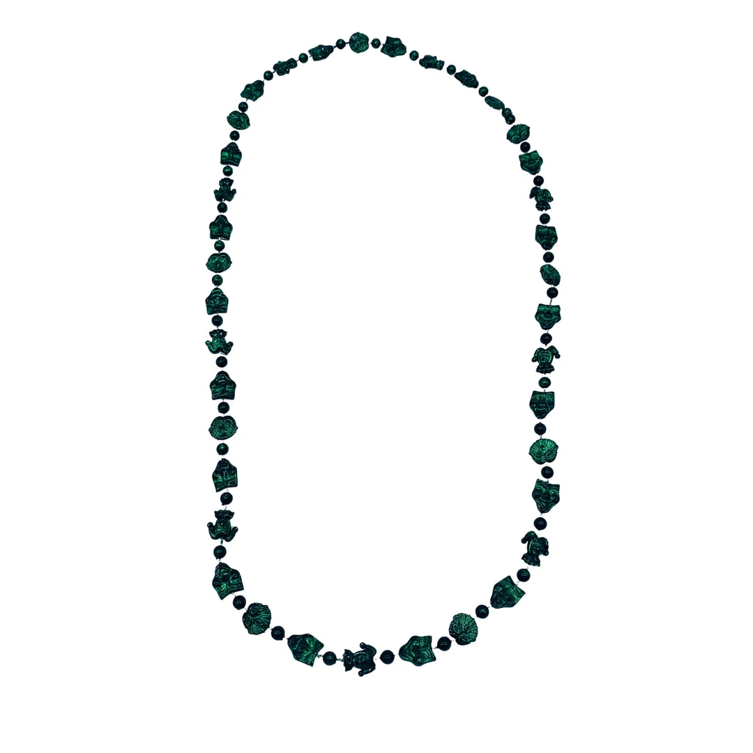 SBDOZEN Beads 36" Mardi Gras Style Bead Necklace - Purple, Green And Gold (Dozen) SBDOZEN Beads 36" Mardi Gras Style Bead Necklace - Purple, Green And Gold (Dozen)