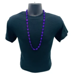 SBDOZEN Beads 36" Mardi Gras Style Bead Necklace - Purple, Green And Gold (Dozen) 10 SBDOZEN Beads 36