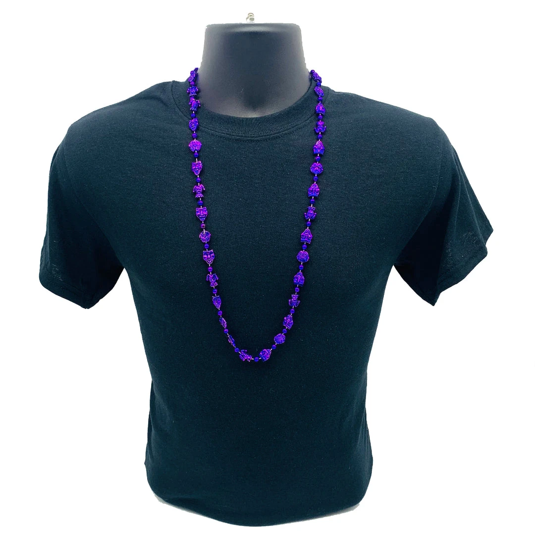 SBDOZEN Beads 36" Mardi Gras Style Bead Necklace - Purple, Green And Gold (Dozen) SBDOZEN Beads 36" Mardi Gras Style Bead Necklace - Purple, Green And Gold (Dozen)