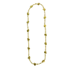 SB2791 36" Gold Football Helmet Bead Necklace (Each) Beads 2 SB2791 36" Gold Football Helmet Bead Necklace (Each) Beads