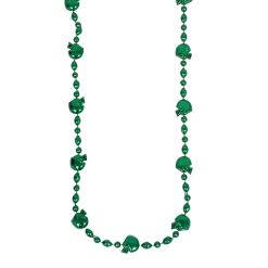 Sale 36" Dark Green Football Helmet Bead Necklace (Each)