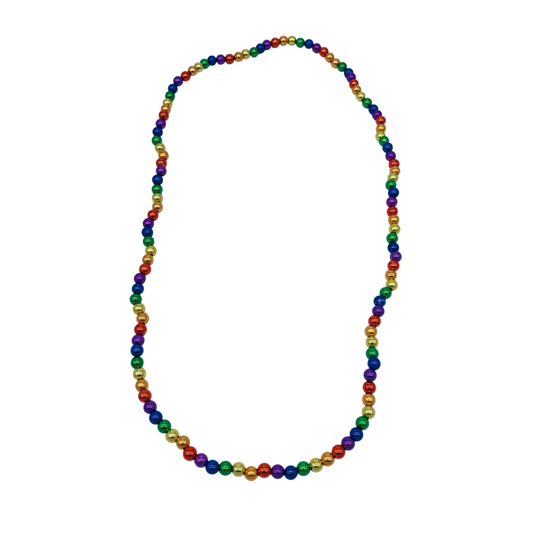 SB10625 36" 8mm Rainbow Handstrung Bead (Each) Beads SB10625 36" 8mm Rainbow Handstrung Bead (Each) Beads