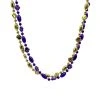 Sale 36" Purple/Gold Tiger Paw And Football Necklace (Each) 2 Sale 36" Purple/Gold Tiger Paw And Football Necklace (Each)