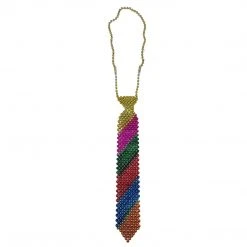 SB29750 Rainbow Beaded Tie (Each)