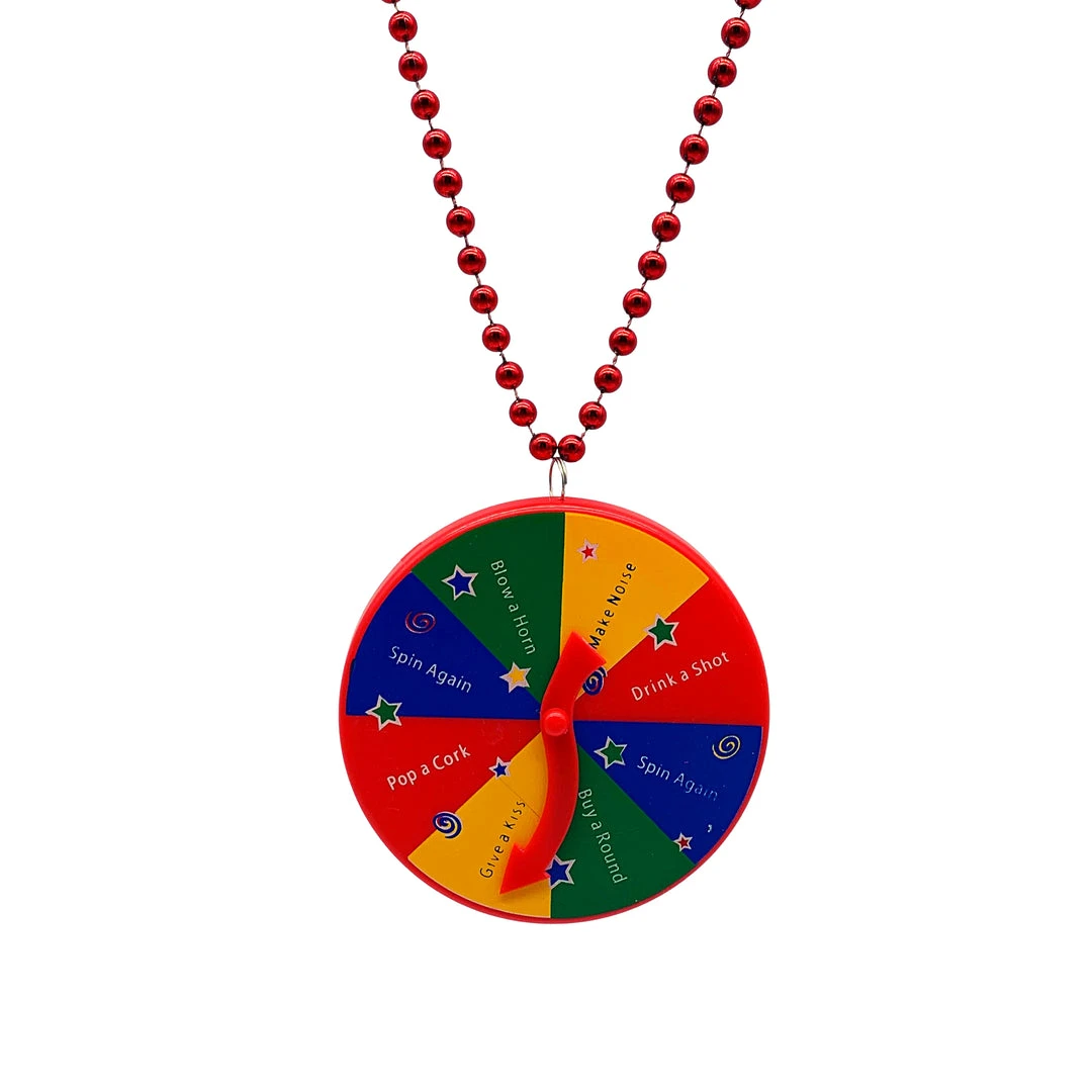 Sale 33" 7mm Red Spinner Party Bead (Each) Sale 33" 7mm Red Spinner Party Bead (Each)