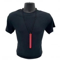 SB6250 33" 7mm Black With Neon Test Tube Glass (Each) 19 SB6250 33