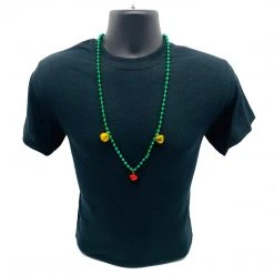 SB5416 Beads 33" 7mm With 3 Piece 20mm Jingle Bells - 3 Colors (Each) 18 SB5416 Beads 33