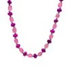 SB19125 40" Pink Acrylic Rock Beads Necklace (Each) 2 SB19125 40" Pink Acrylic Rock Beads Necklace (Each)
