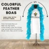 Plush Appeal, LLC 6' Aqua Boa With Silver Tinsel (Each)