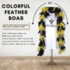 Plush Appeal, LLC 6' Black And Gold Sectional Boa With Header Card (Each) Party Supplies