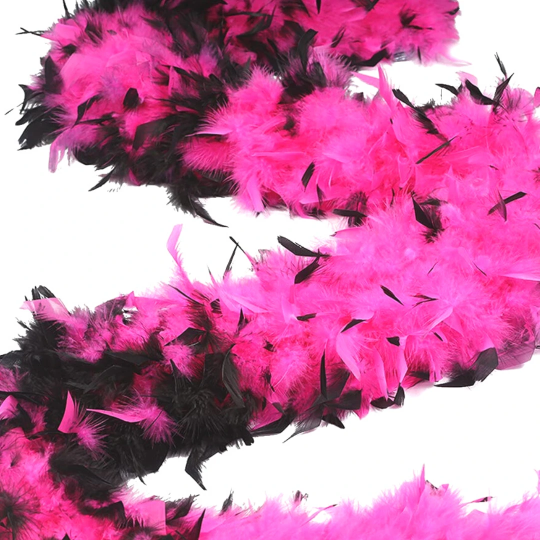 Plush Appeal, LLC Party Supplies 6' Black And Hot Pink Boa (Each) 5 Plush Appeal, LLC Party Supplies 6' Black And Hot Pink Boa (Each)
