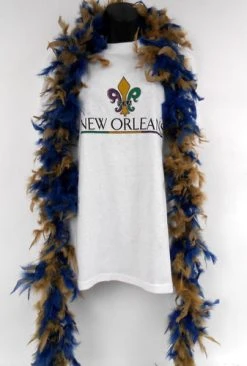 Sale Party Supplies 6' Navy And Gold Boa (Each)