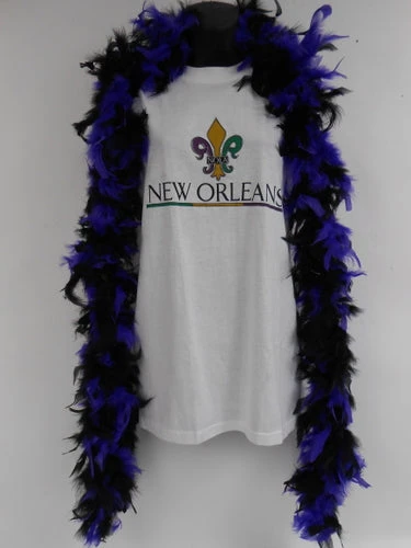 Plush Appeal, LLC 6' Black And Purple Boa (Each) Party Supplies 4 Plush Appeal, LLC 6' Black And Purple Boa (Each) Party Supplies