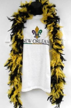 Plush Appeal, LLC 6' Black And Gold Boa (Each) Party Supplies 5 Plush Appeal, LLC 6' Black And Gold Boa (Each) Party Supplies