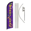 Mardi Gras Spot Party Supplies Mardi Gras Banner Flag & Pole Kit (Each) 1 Mardi Gras Spot Party Supplies Mardi Gras Banner Flag & Pole Kit (Each)
