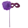 Plush Appeal, LLC Party Supplies Lavender Glitter Mask With Lavender Sequin Stick And Lavender Beaded Applique On Lavender Feathers (Each) 1 Plush Appeal, LLC Party Supplies Lavender Glitter Mask With Lavender Sequin Stick And Lavender Beaded Applique On Lavender Feathers (Each)