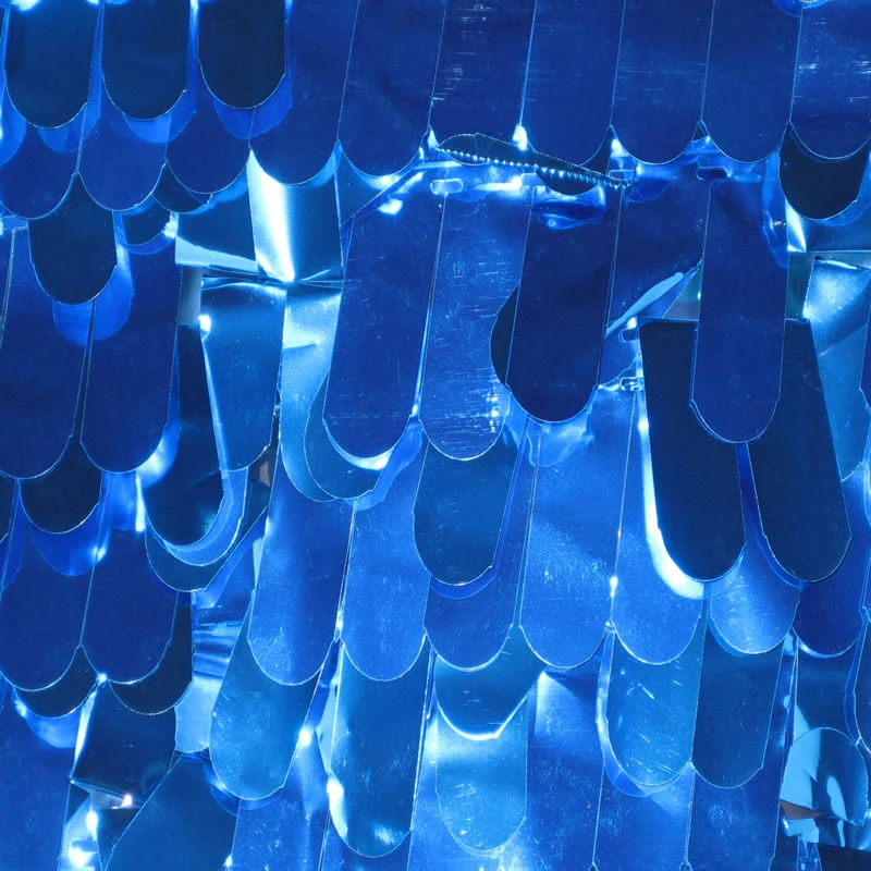 Mardi Gras Spot Party Supplies Finger Petal Paper Blue Metallic 30' X 3' (Roll) Mardi Gras Spot Party Supplies Finger Petal Paper Blue Metallic 30' X 3' (Roll)