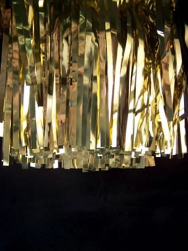 Mardi Gras Spot Petal Paper GOLD METALLIC FRINGE 15 INCH X 10 FEET (Pack) 3 Mardi Gras Spot Petal Paper GOLD METALLIC FRINGE 15 INCH X 10 FEET (Pack)