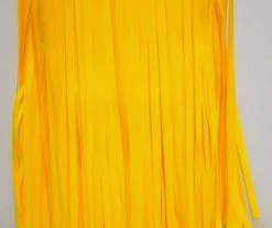 Mardi Gras Spot SPANISH GOLD VINYL FRINGE 15 INCH X 10 FEET (PACK)