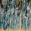 Mardi Gras Spot Petal Paper Turquoise Metallic Fringe 15" X 10' (Pack) 1 Mardi Gras Spot Petal Paper Turquoise Metallic Fringe 15" X 10' (Pack)