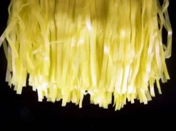 Mardi Gras Spot YELLOW VINYL FRINGE 15 INCH X 10 FEET (Pack) Petal Paper